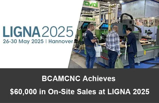 BCAMCNC Achieves $60,000 in On-Site Sales at LIGNA 2025