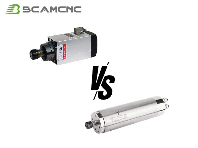 Air-cooled spindle vs. water-cooled spindle