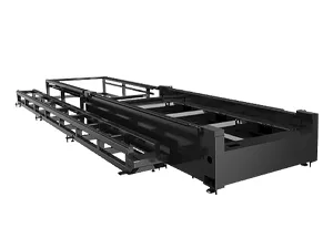plate and tube integrated fiber laser cutting machine plate cutting bed 4
