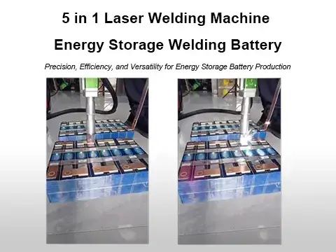 5 in 1 Laser Welding Machine Energy Storage Welding Battery