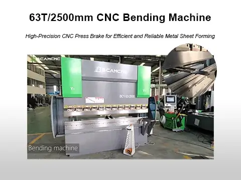 63T 2500mm CNC Bending machine for metal sheet bending Press Brake Sheet metal folding machine