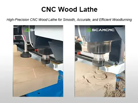 Amazing CNC Wood Lathe in Action
