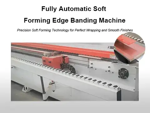 Fully automatic soft forming edge banding machine