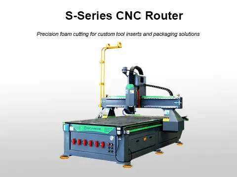 S-Series CNC Router Cutting EVA Tool Box Liner — Precision Foam Machining Showcase