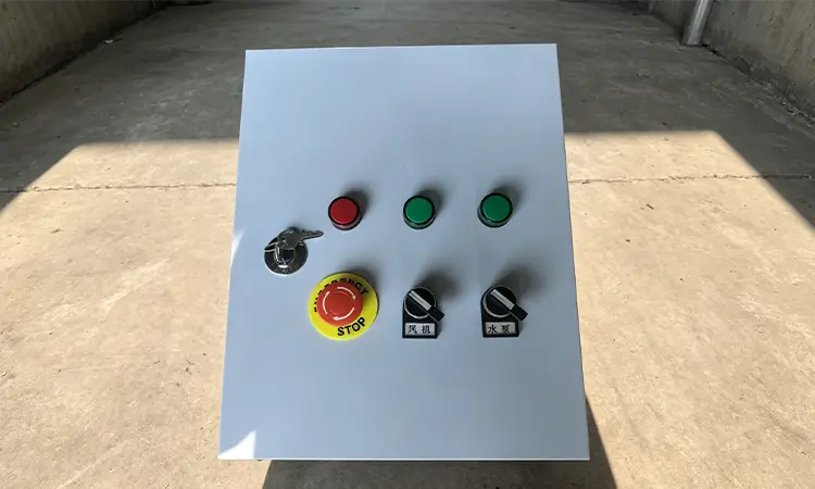 water-wash-spray-booth-control-panel