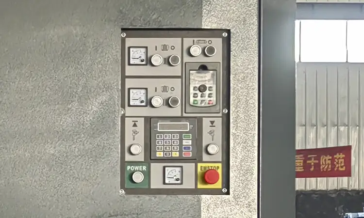 wide-belt-sander-control-panel