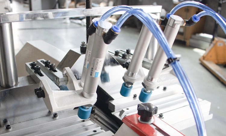 upvc-glazing-bead-cutting-saw-pneumatic-clamps