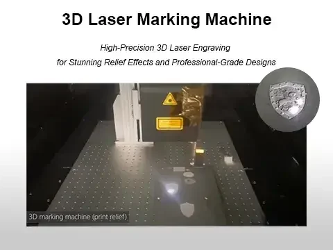 3D Laser Marking Machine Creating Breathtaking Relief Effects
