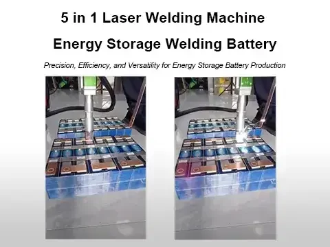 5 in 1 Laser Welding Machine Energy Storage Welding Battery