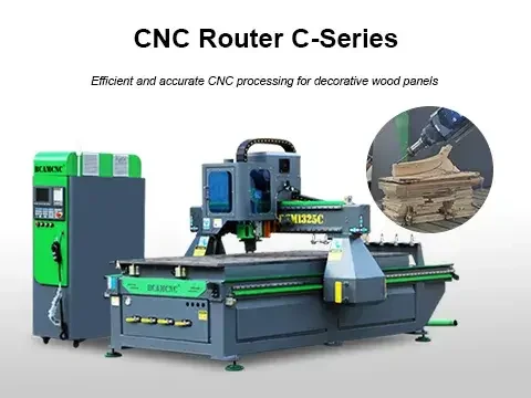 CNC Router C-Series in Action — Cabinet Door Panel Machining Demo