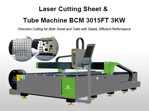 Laser cutting sheet&tube machine BCM 3015FT 3KW